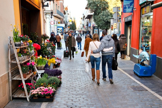 street in Sant Cugat