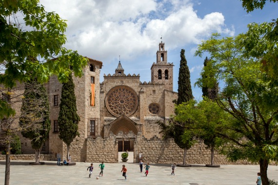 Monestir de Sant Cugat Exterior