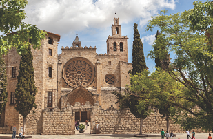 Venda d'entrades al Monestir de Sant Cugat