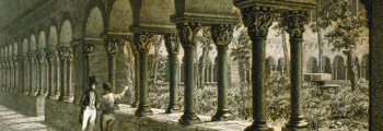 España pintoresca, 1842. Pi i Margall claustre