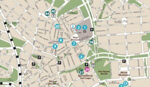 PLANOL TURISTIC SANT CUGAT Plànol turístic de sant cugat