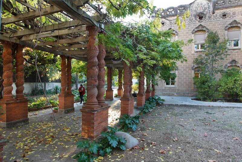 modernismo Sant Cugat pérgola casa Mónaco