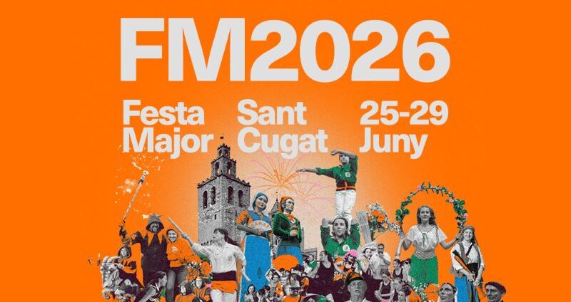 Cartell de la Festa Major de Sant Cugat 2026