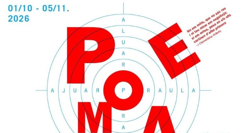 Cartell del Festival de Poesia Catalana 2026