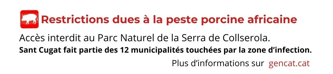 restrictions dues a la peste porcine africaine collserola