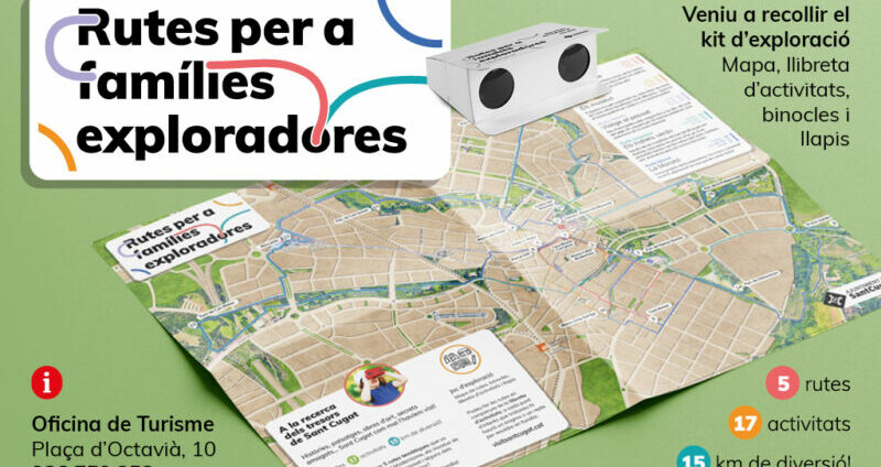 Route à travers Sant Cugat en famille, Explorer les familles