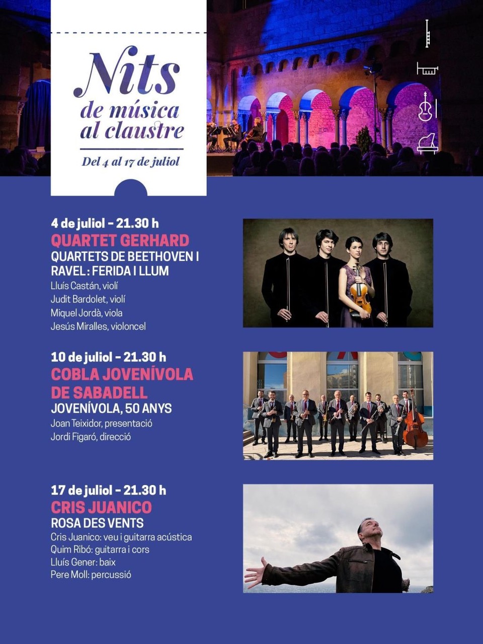 Casrtell Nits de música al Claustre 2026