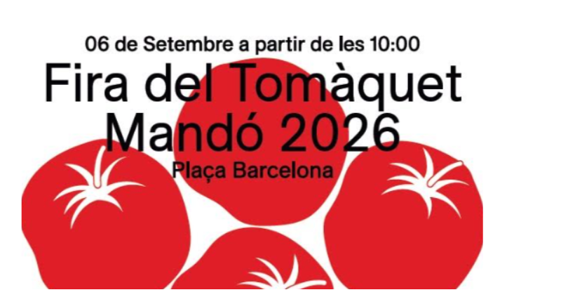 Cartell Fira del Tomàquet Mandó 6 de setembre 2026