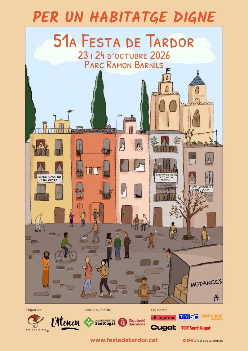 Cartell de la Festa de Tardor de Sant Cugat 2026